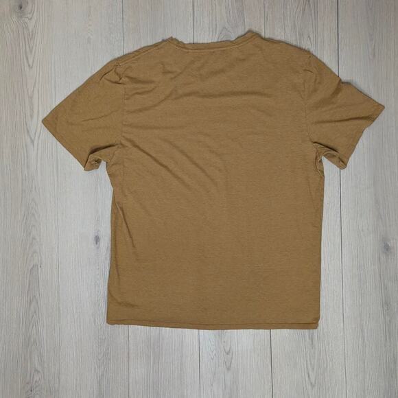 Buffalo David Bitton graphic tee boho print mellow yellow mustard shirt sz XXL - Picture 5 of 5